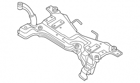 Front subframe Mazda3 MPS 09-12