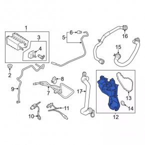 Crankcase Gas Separator Ford Escape 13-16 1.6T