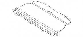 Trunk curtain Lincoln MKX 16-18