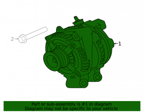 Jaguar F-Pace 17-23 Alternator