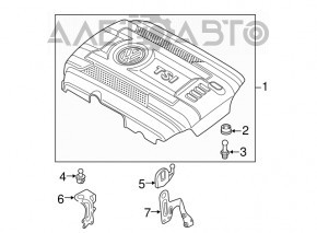 Engine Cover for VW Beetle 12-19 1.8T
