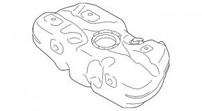 Fuel tank Nissan Versa Note 13-19