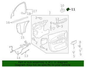 GMC Terrain 10-17 Mirror Control