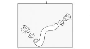 Upper cooling hose Kia K5 21-24 1.6T