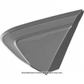 Triangle corner of the wing front left Chevrolet Bolt EUV 22-23 type 1
