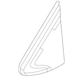 Triangle corner of the wing front left Chevrolet Bolt EUV 22-23 type 1