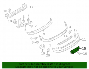 Rear Bumper Number Plate Mini Cooper S Clubman R55 11-14 Rest