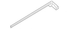 Inner front right glass seal for BMW 1 E82 08-13 convertible, Coupe