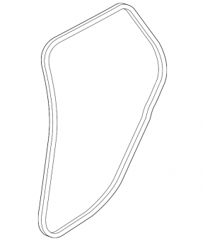 Rear left door seal for BMW X1 F48 16-22
