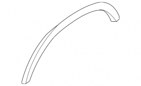 Rear left fender arch trim for BMW X3 F25 11-17