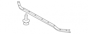 Hood Seal Lexus RX350 RX450h 10-15