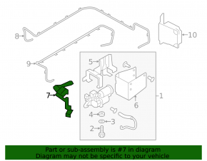 Rear Body Position Sensor with Tie Rod for Infiniti QX56 QX80 11-20