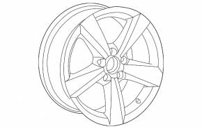 Wheel disk R17 VW Beetle 12-17