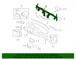 Under-torpedo pipe reinforcement Subaru Impreza WRX GH 08-14