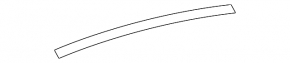 Upper rear left door molding for Honda CRV 12-16, chrome, bent