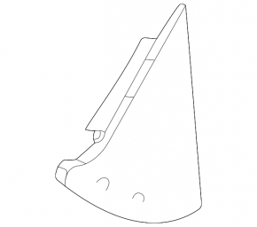 Nissan Rogue 2021-2026 JP-built front right door plug, gloss black