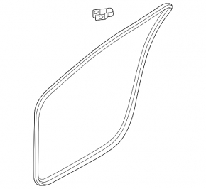 Front left door seal for Nissan Ariya 23-25