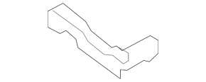 Seal wing hood-wing left Audi A4 B8 13-16 rest