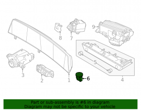 Kia EV6 22-24 Front Panel Light Sensor