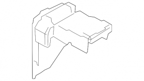 Cover of positive terminal of battery Ford Fiesta 11-19