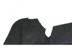 Arch trim left Ford Fiesta 11-19 4d black