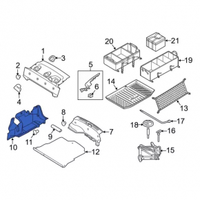 Arch trim left Ford Fiesta 11-19 4d black
