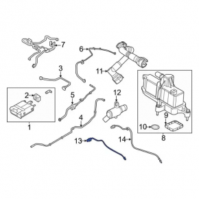 Lambda probe first Ford Escape MK4 20-22 hybrid, plug-In