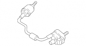 Audi Q5 24-24 solenoid valve with tube