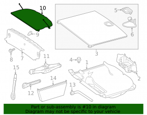 Mercedes GLA 15-20 black trunk shelf