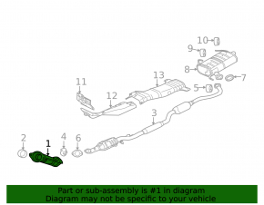 Mitsubishi Outlander 14-20 FWD intake pipe rusty