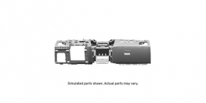 Torpedo front panel without AIRBAG GMC Terrain 10-17 black