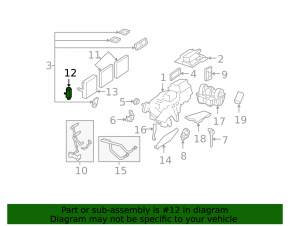 Heater valve air conditioner Mercedes W221 S 06-13