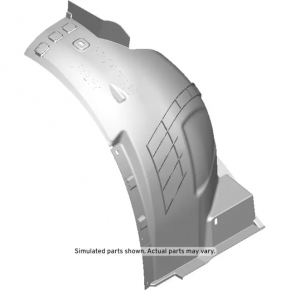 Front left rear fender liner for Chevrolet Volt 11-15
