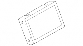 Monitor, display Nissan Murano z51 09-14