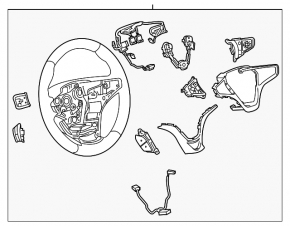 Naked steering wheel Chevrolet Bolt 17