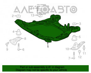 Front subframe for Toyota Highlander 14-19