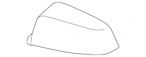 Left side mirror cover for BMW 5 F10 11-16 (upper) under the turn signal