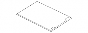 Sunroof curtain BMW 5 F10 11-16 black