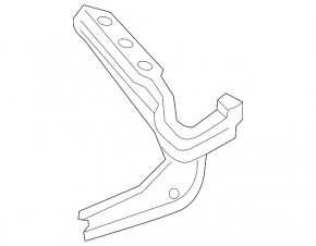 Hood hinge left VW Passat b8 16-19 USA