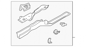 Quarter front left VW Jetta 11-18 USA