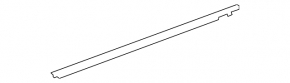 Door-glass molding, central front right, Toyota C-HR 18-23, black