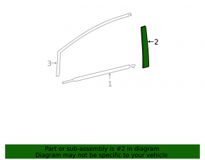 Toyota Prius 30 10-15 front left side door trim
