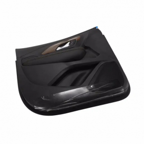Door trim card front left GMC Terrain 18- black cloth
