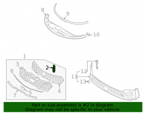 Kia Sorento 2021-21 HEV grille bracket