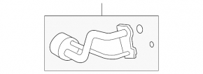 Evaporator tube Lexus IS250 IS350 06-13