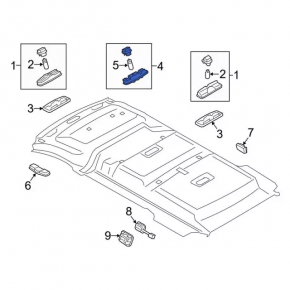 Front light for Ford Transit Connect MK2 13-23
