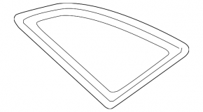 Window blind glass rear right Audi Q3 8U 15-18 tinted