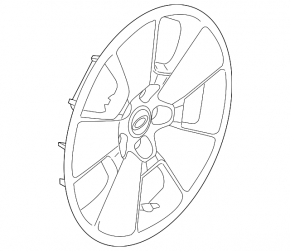 Wheel cap R18 Ford Explorer 11-19 scratches