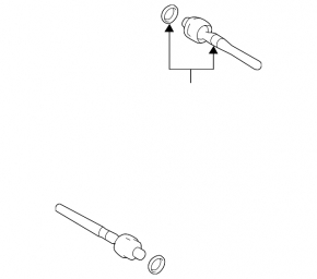 Left steering rod for Infiniti Q60 17-20
