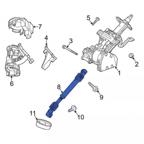 Steering Cardan Shaft Ford Bronco Sport 21-25
